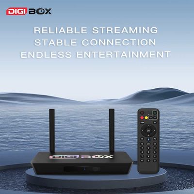 Digibox 音声制御 スマート 2.4Ghz 5.8Ghz デュアルバンド WiFi 6 64GB テレビボックス
