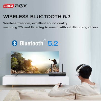 Digibox 2.4G/5.8G スマートテレビボックス H.265 4K 60fps スマートボックス Wi-Fi付きテレビ用