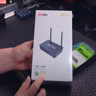 ARM Cortex アンドロイドボックス 64GB ストレージ H.265 アンドロイドボックス 4GB 64GB