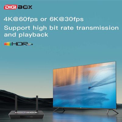 Digibox 4 USBポート スマートテレビボックス H.265 4K 60fps Android 12 テレビボックス